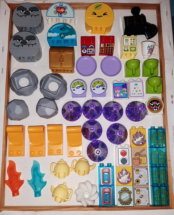 Нові цікаві деталі Лего Дупло + принти.