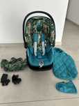 Fotelik Cybex Cloud T + baza + śpiwór Snogga M ini