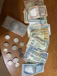 Notas moedas antigas