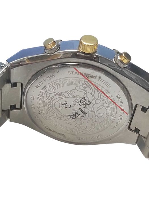 Zegarek męski Versace Sporty Greca Chrono VESO01123 komplet stan BDB!