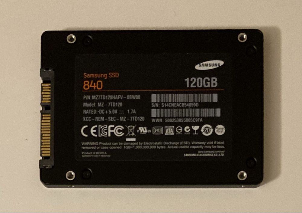 Disco SSD Samsung 840 - 120GB