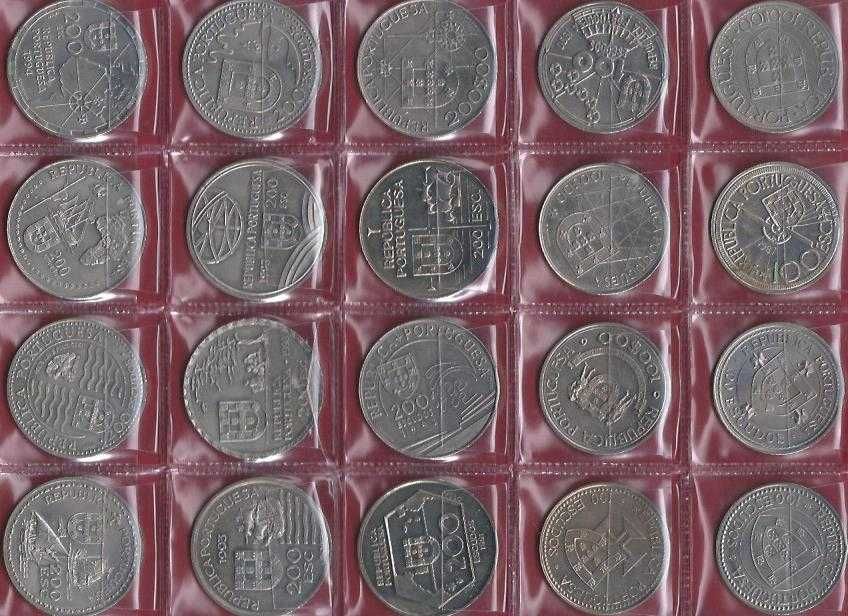 COLEÇÃO COMPLETA  44 MOEDAS DOS DESCOBRIMENTOS NIQUEL