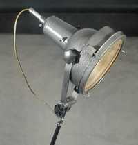 Lampa industrialna, reflektor wojskowy, steampunk, loft