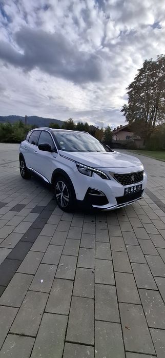 Peugeot 3008 1.6blue hdi GT line biała perła kamery 360