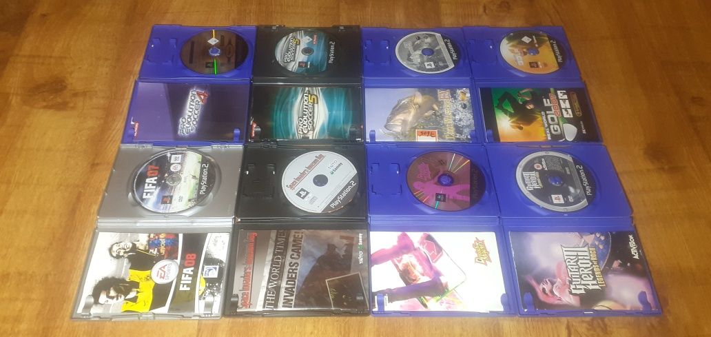 Zestaw ośmiu gier playstation2