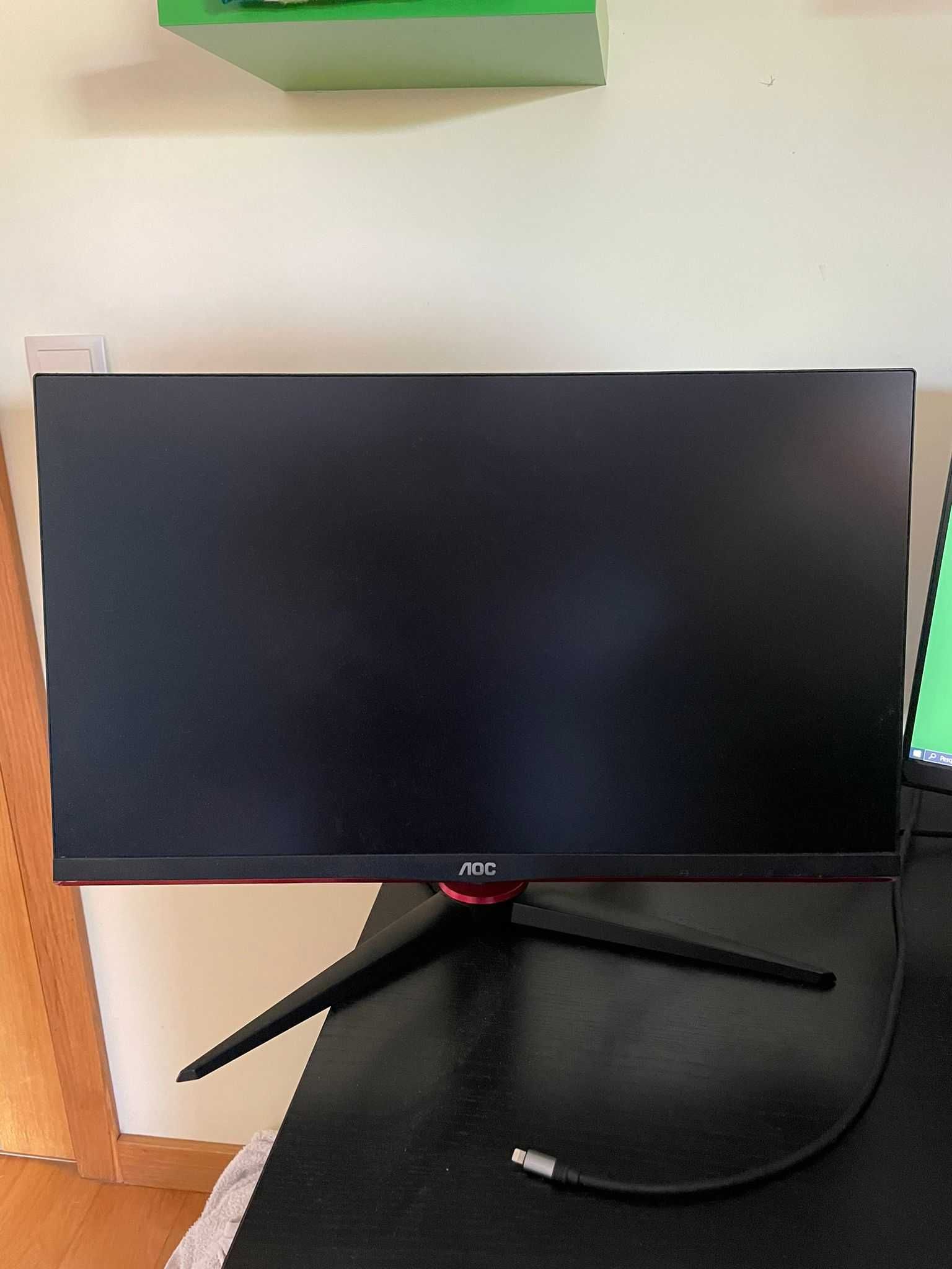 Computador gaming e ecra Aoc 144Hz para venda