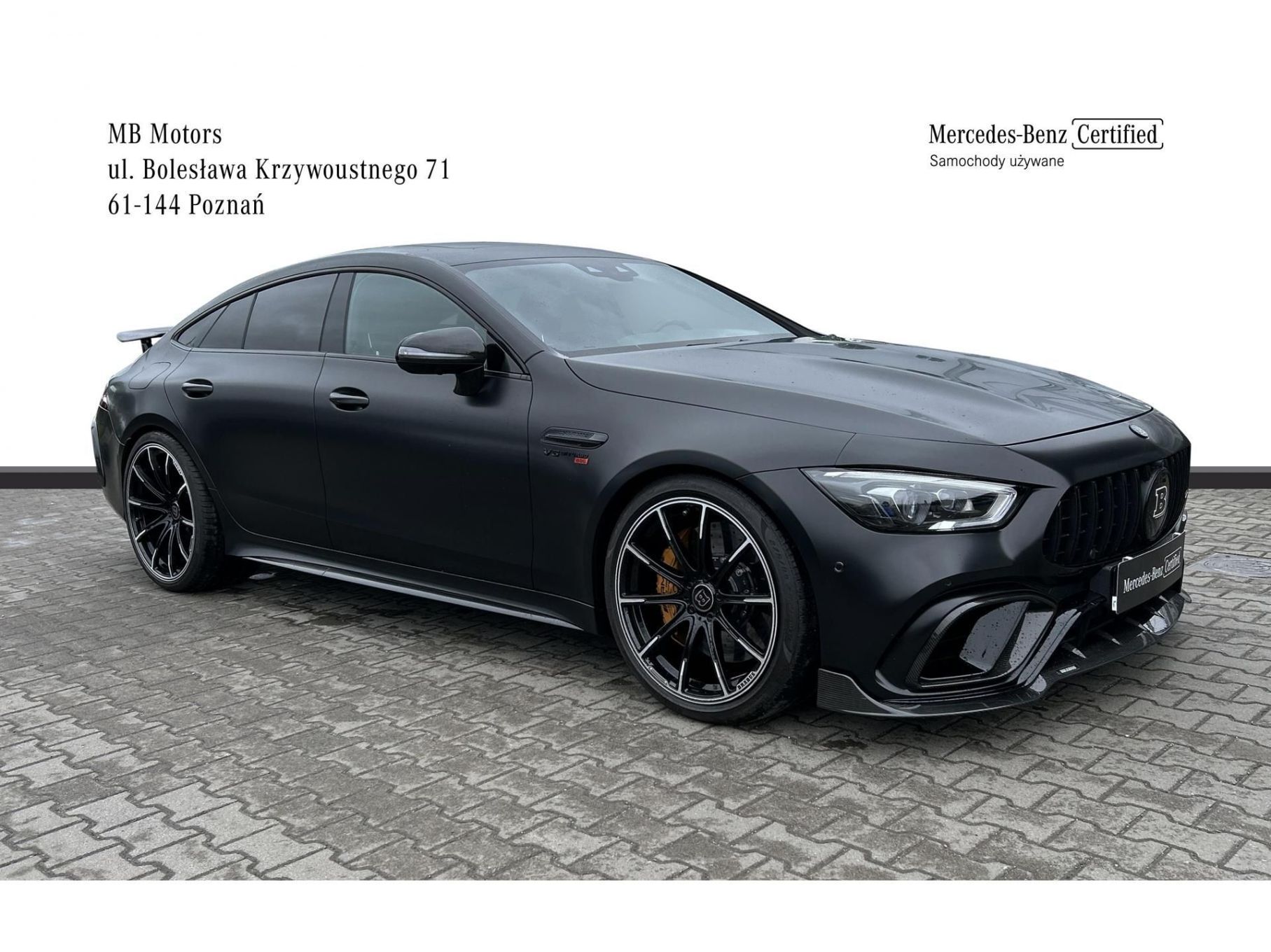 Mercedes-Benz AMG GT 800 Brabus salon Polska od dealera VAT23%