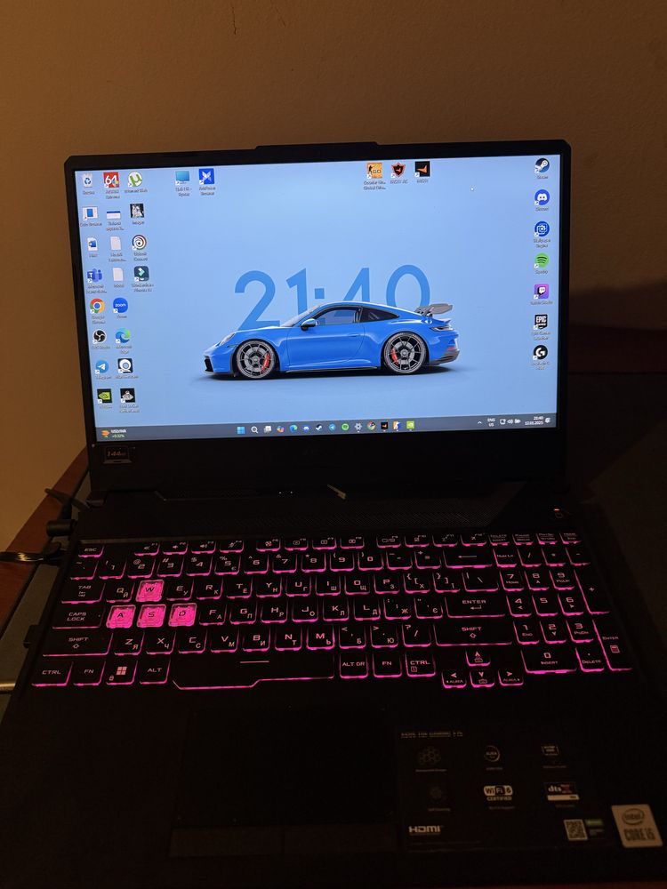 Asus Tuf gaming f15 144гц GTX 1650