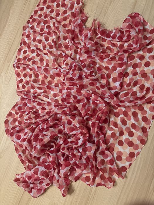 Szal / apaszka w kolorowe grochy