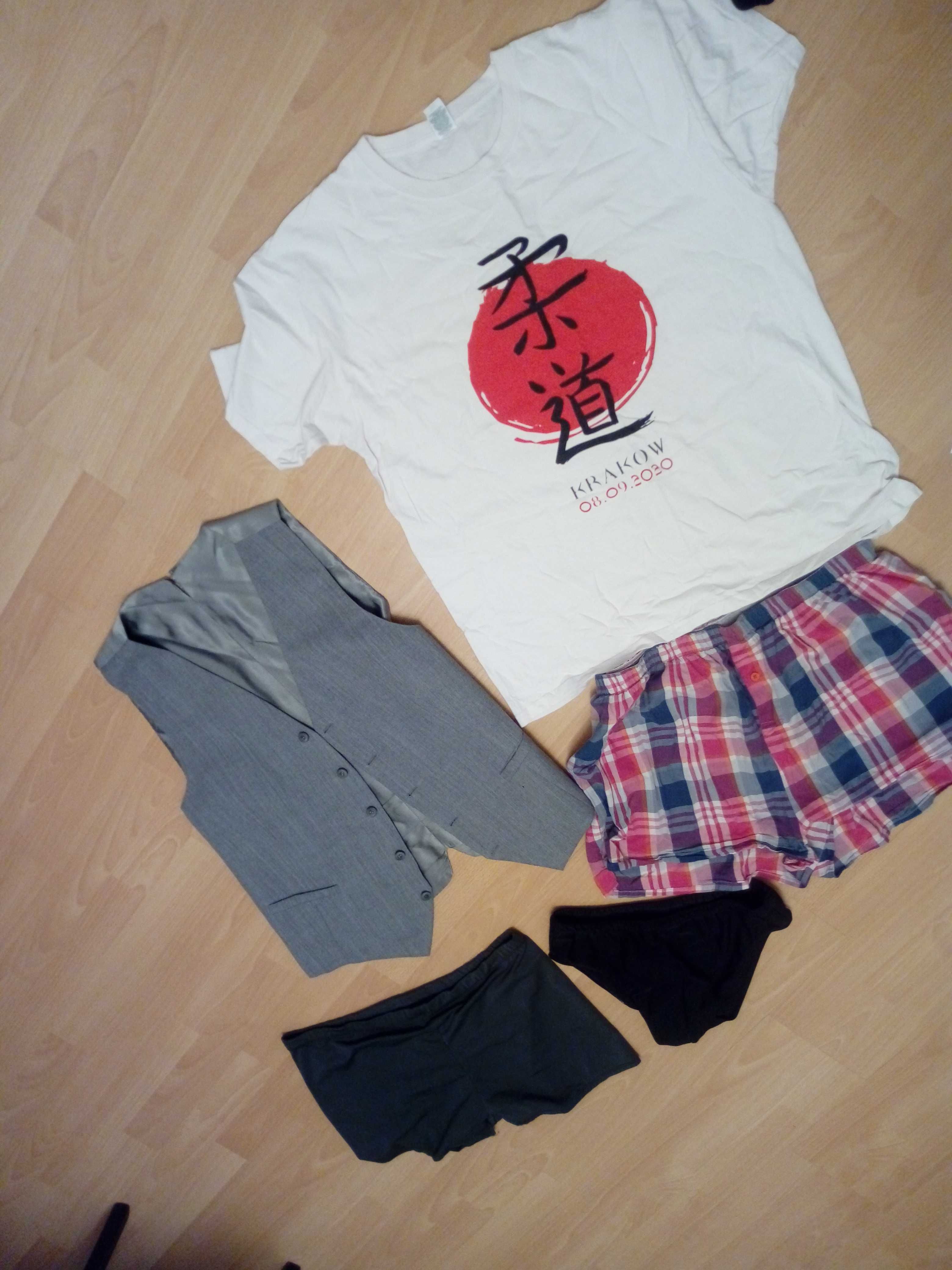 zestaw ubrań, paczka ubrań męskich mix, ubrania na wagę, L-XXL