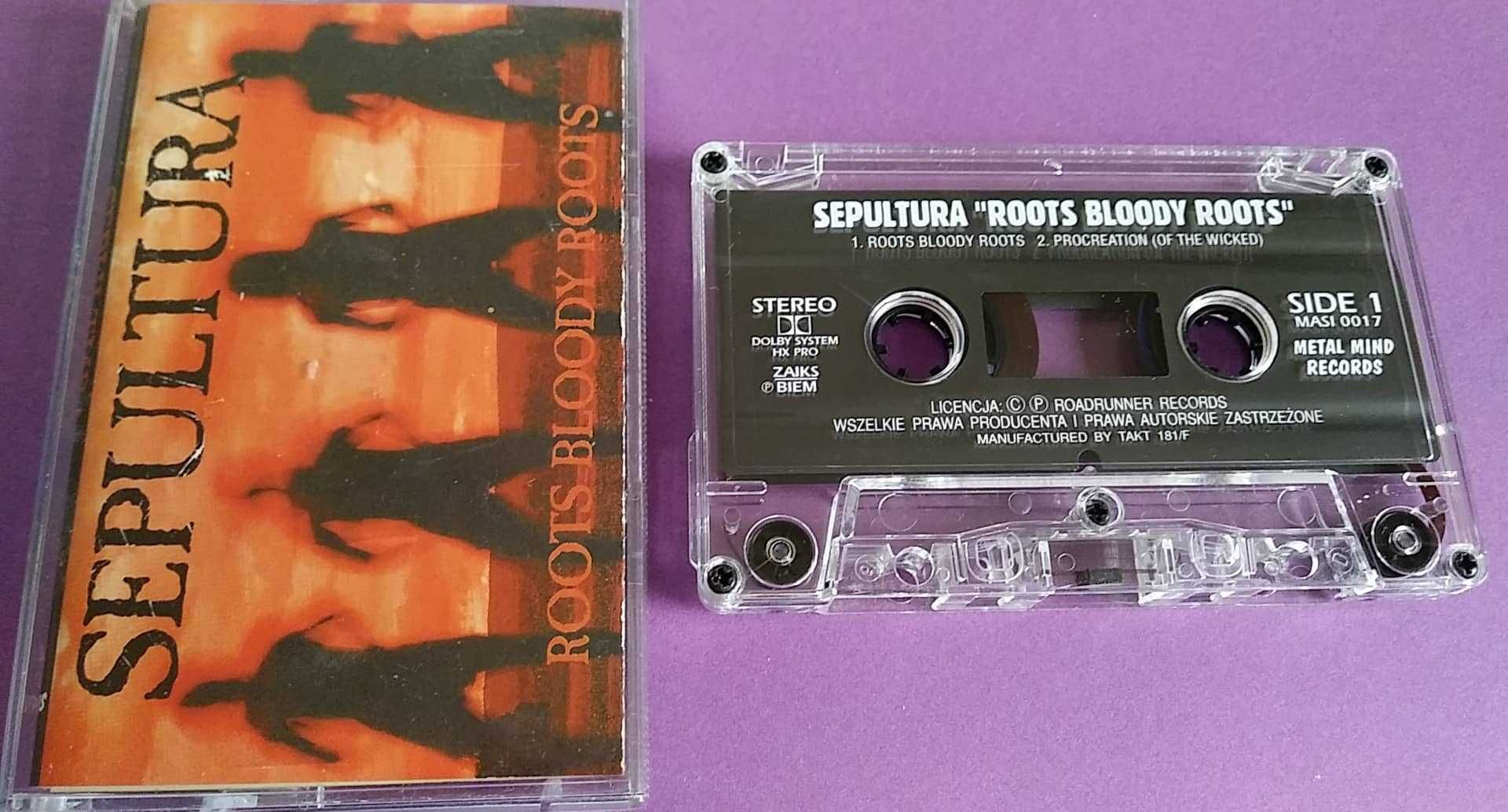 Sepultura – Roots Bloody Roots 1997 SINGIEL KASETA MAGNETOFONOWA
