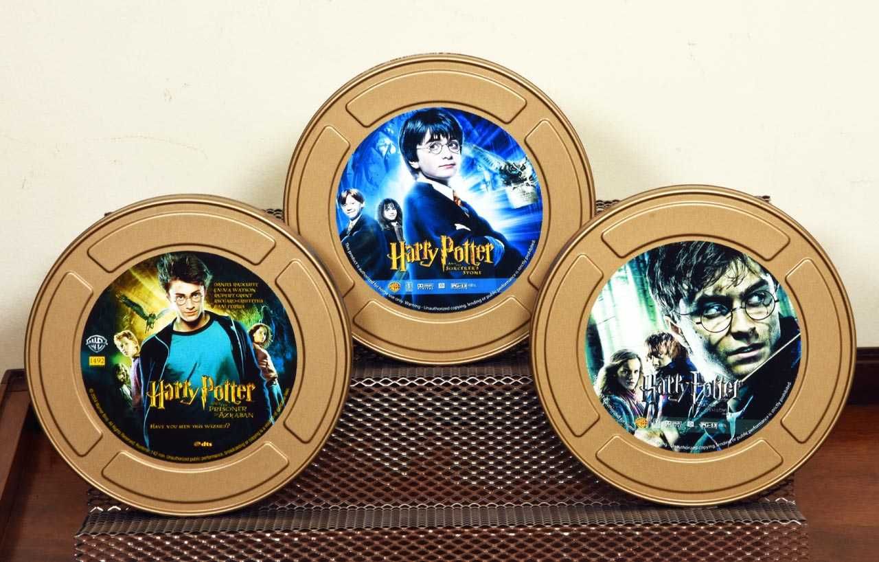 HARRY POTTER Colecção completa 8 filmes da saga em latas promocionais