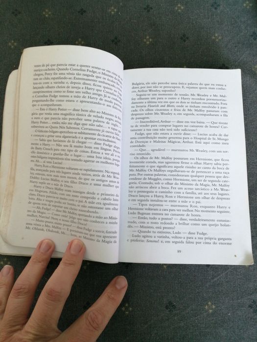 Livro Harry Potter e o cálice de fogo