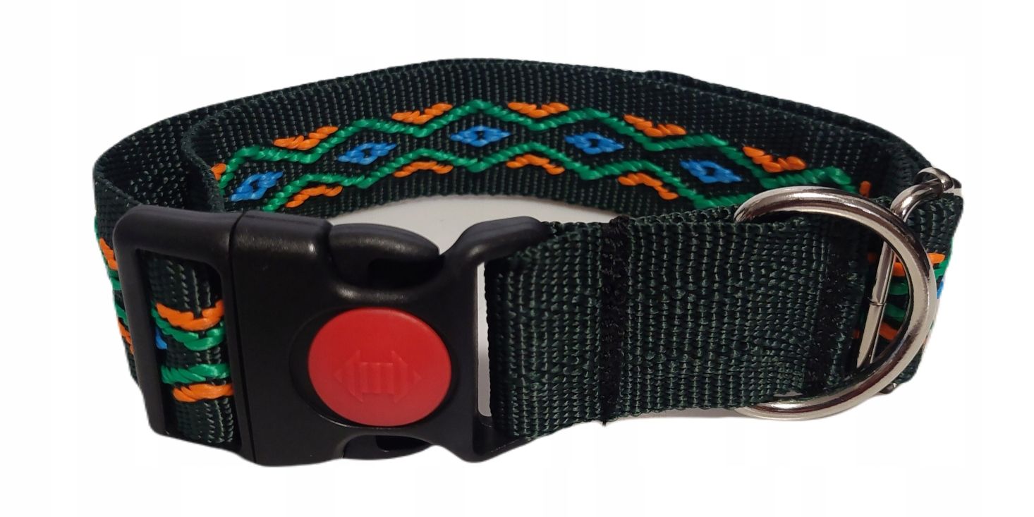 mocna szeroka obroża dla średniego psa 23/47cm