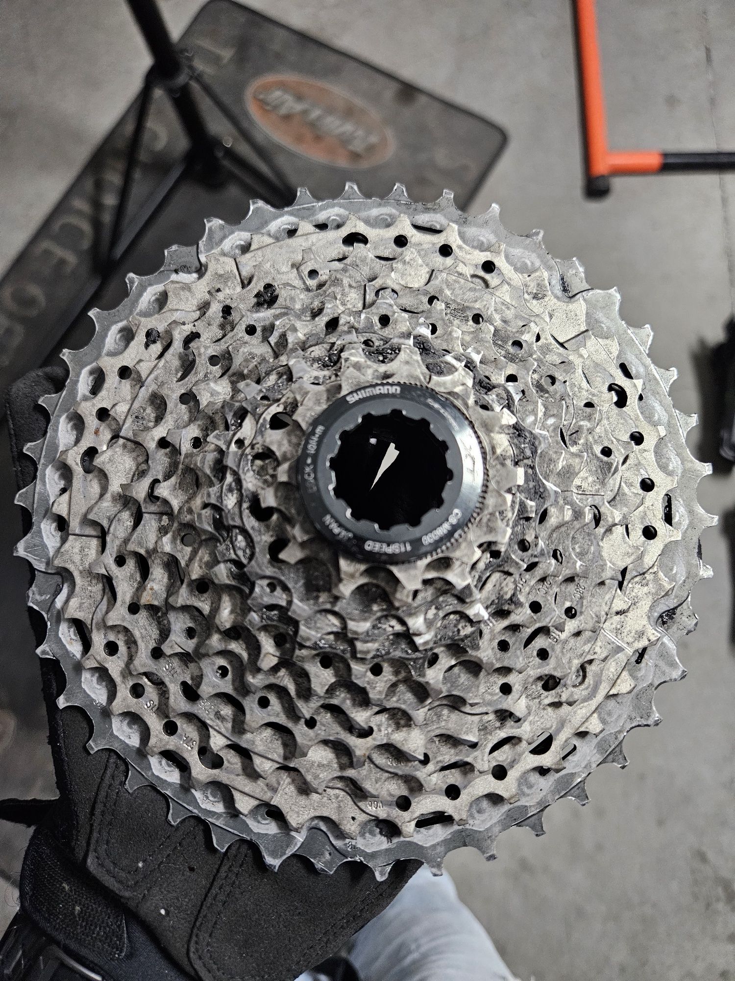 Cassetete bicicleta gravel