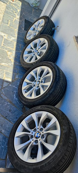 Jantes 17 para BMW  5/120 com pneus. (Originais)