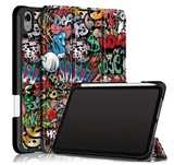Etui Case do iPad Mini 6 8,3 cala Motyw Graffiti z Klapką Ochronne