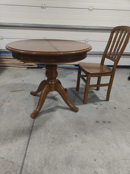 Conjunto de mesa madeira com 4 cadeiras madeira