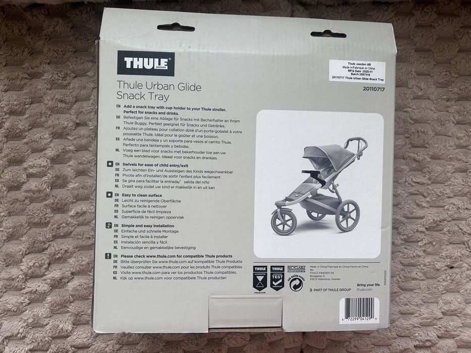 Thule Urban Glide nowy uchwyt do wozka tacka  z miejscem na bodon