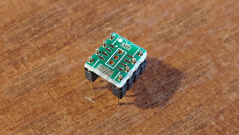 Высококачественный SOIC8\TO-99-8 to DIP8 переходник для ОУ в ЦАП(DAC)
