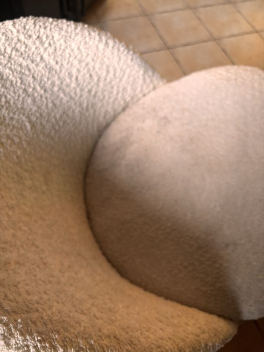 Hokery 2 szt baranek boucle