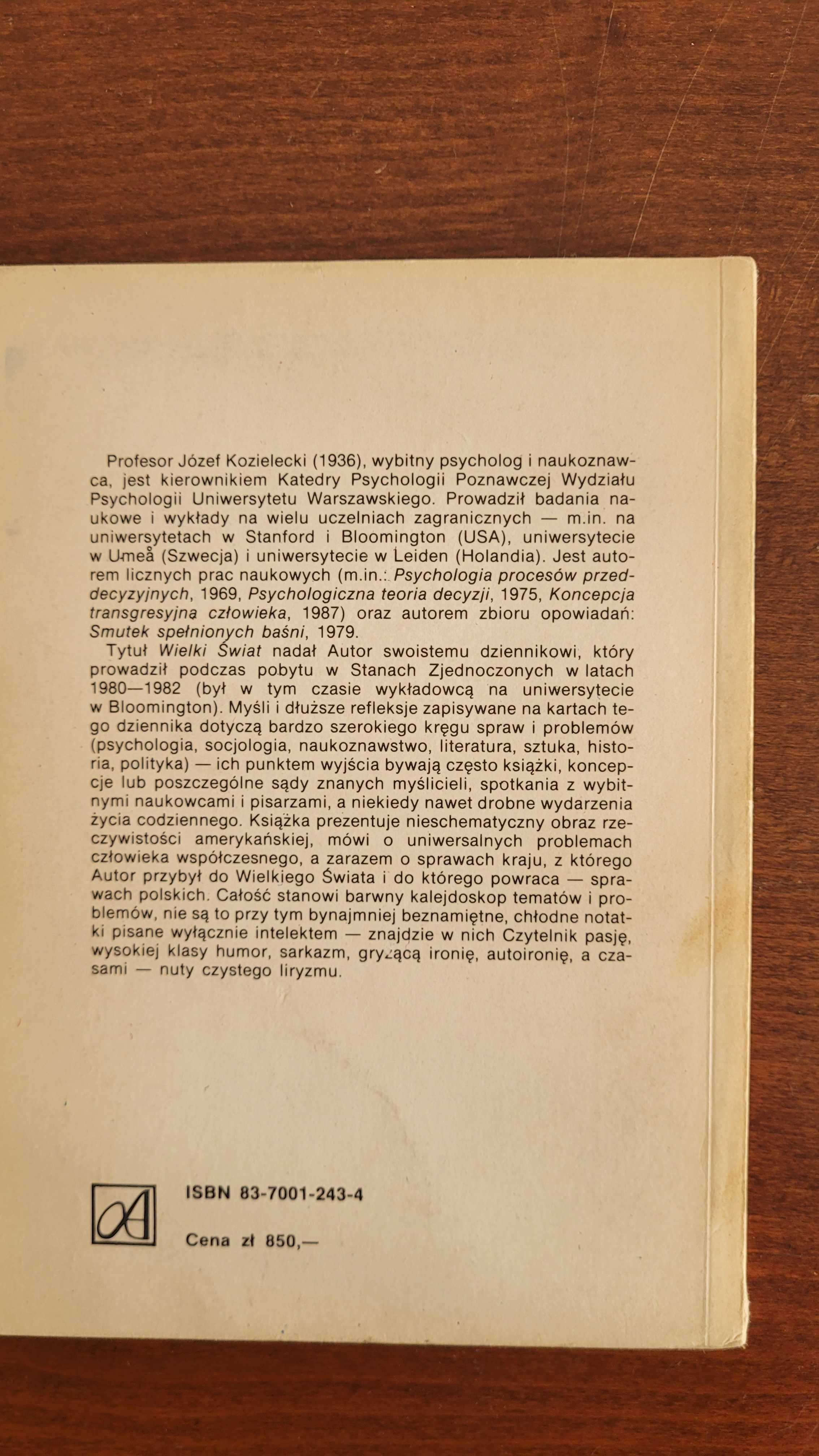 Wielki świat - Józef Kozielecki 1989 r.