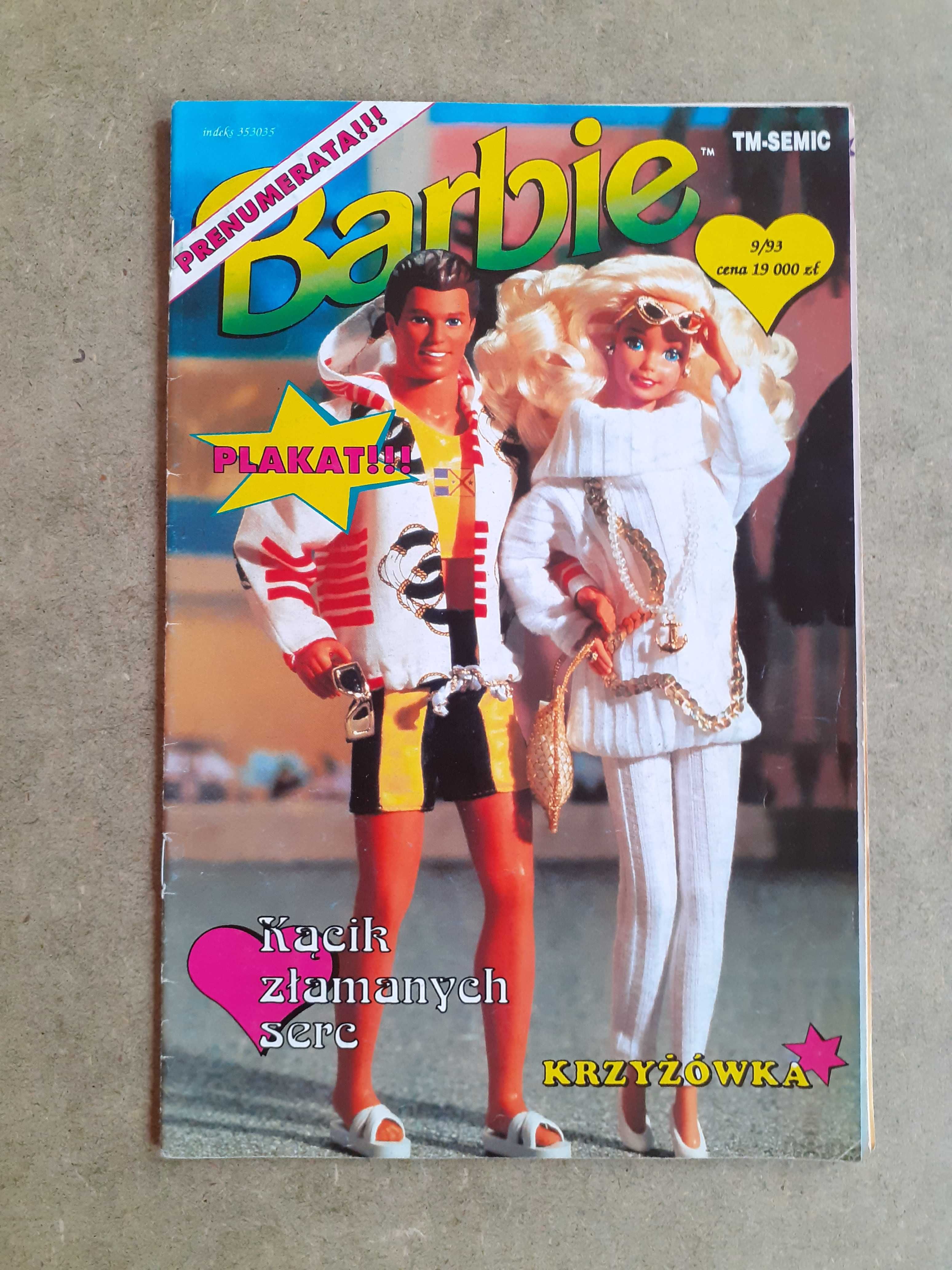 "Barbie" nr 9/93 komiks kolekcjonerski TM-Semic '90s real vintage