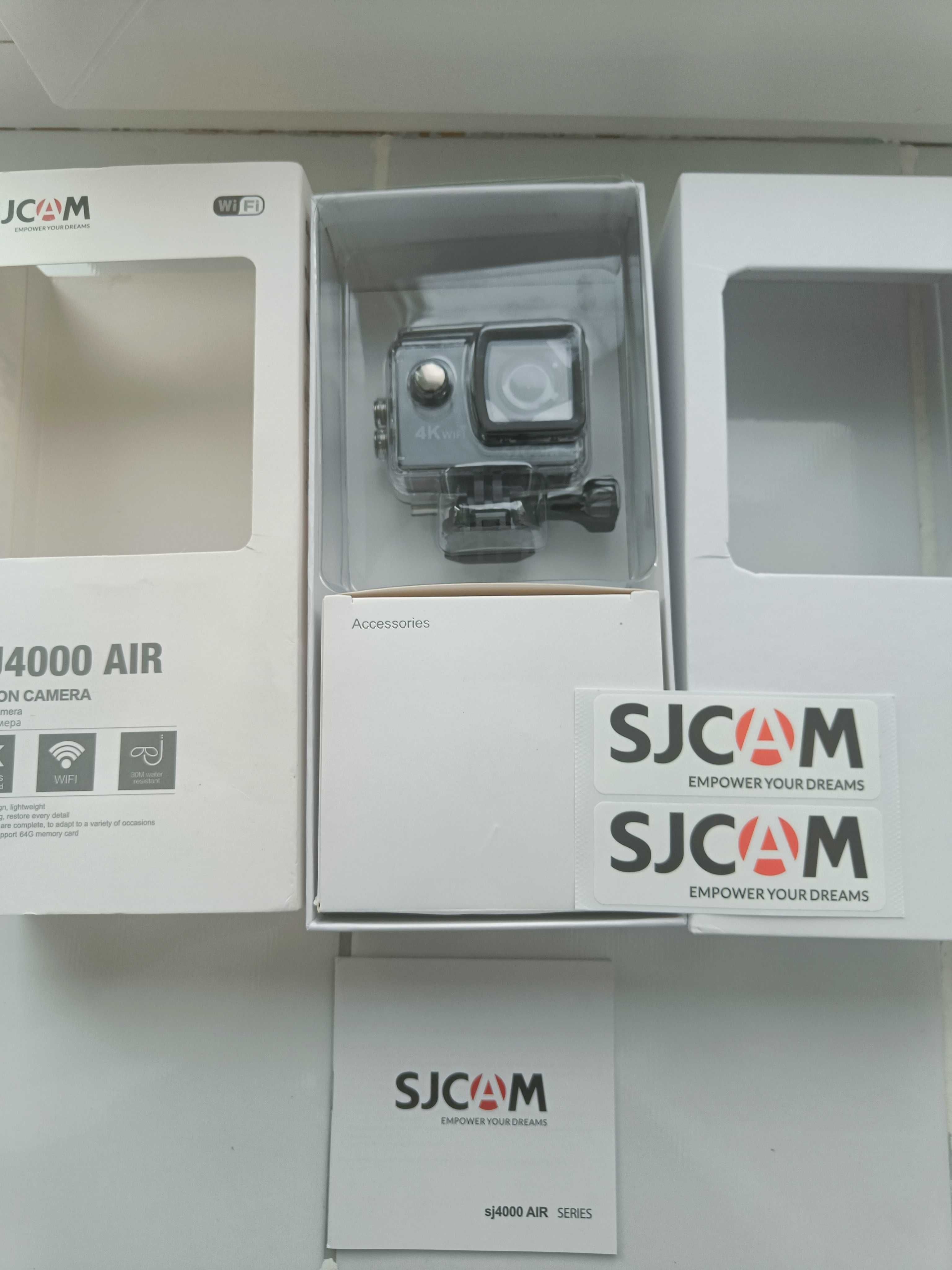 Экшн-камера SJCAM SJ4000 AIR 4K/30FPS с водонепроницаемым кейсом