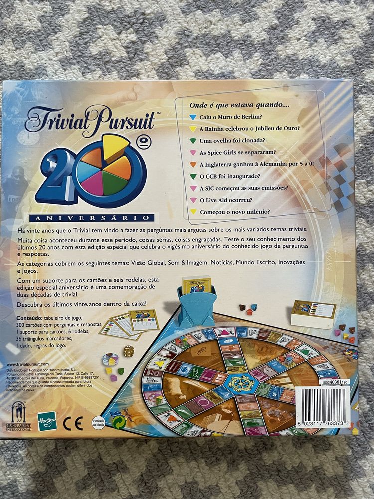 Trivial pursuit edição 20 anos