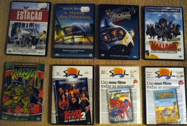Filmes vários em DVD 1€ cada