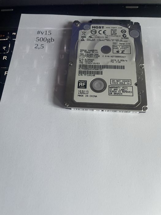 Dysk twardy 500gb 2,5 hdd #v15