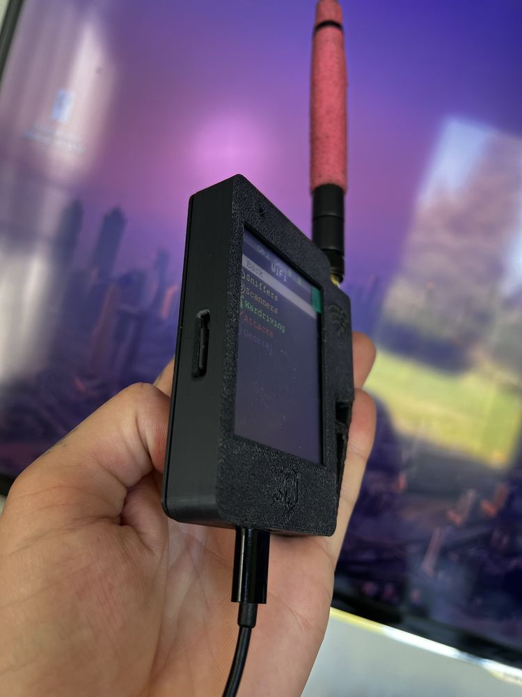 ESP32 Marauder Wifi / bluetooth, dotykowy ekran, antena