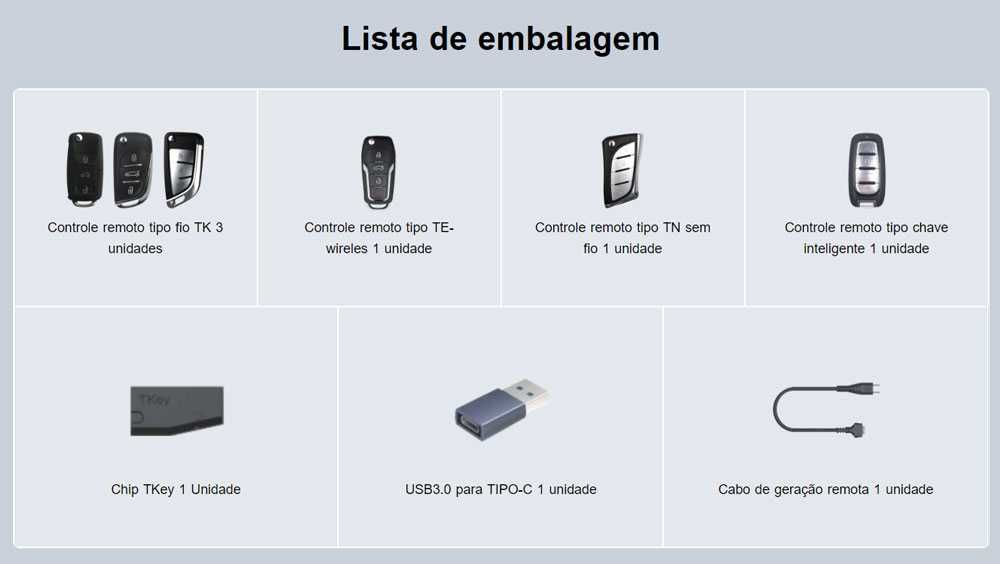 ThinkCar TKey 101 Programador Chaves IMMO Máquinas ThinkCar (NOVO)