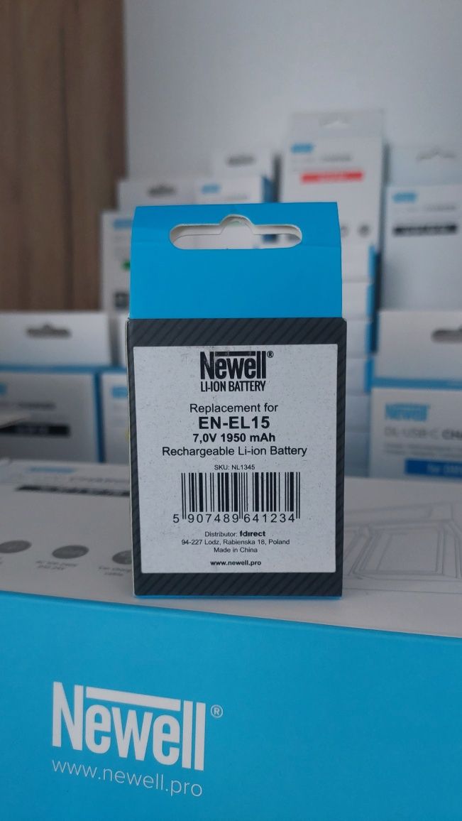 Батарея NEWELL EN-EL15 для Nikon Z5,Z6,D750, D780, D850 . Гар.24мі