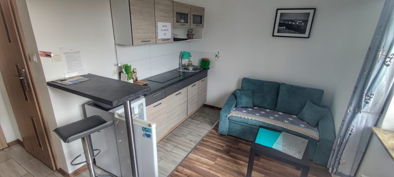 Apartament Ustka, pokoje z łazienkami