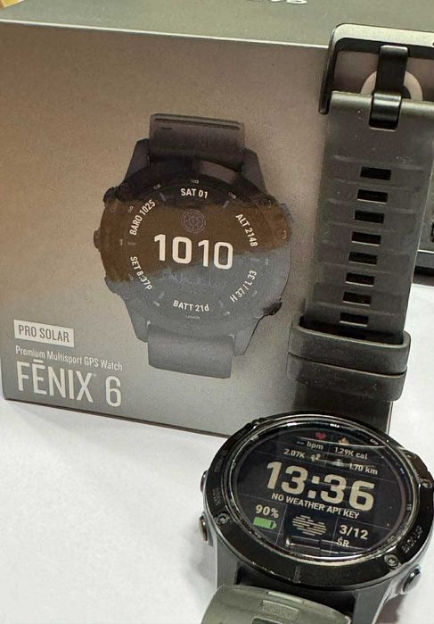 Garmin Fenix 6 pro solar 47mm stan bdb