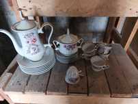 Porcelanowy Serwis kawowy PRL