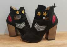 Buty na obcasie w bardzo dobrym stanie