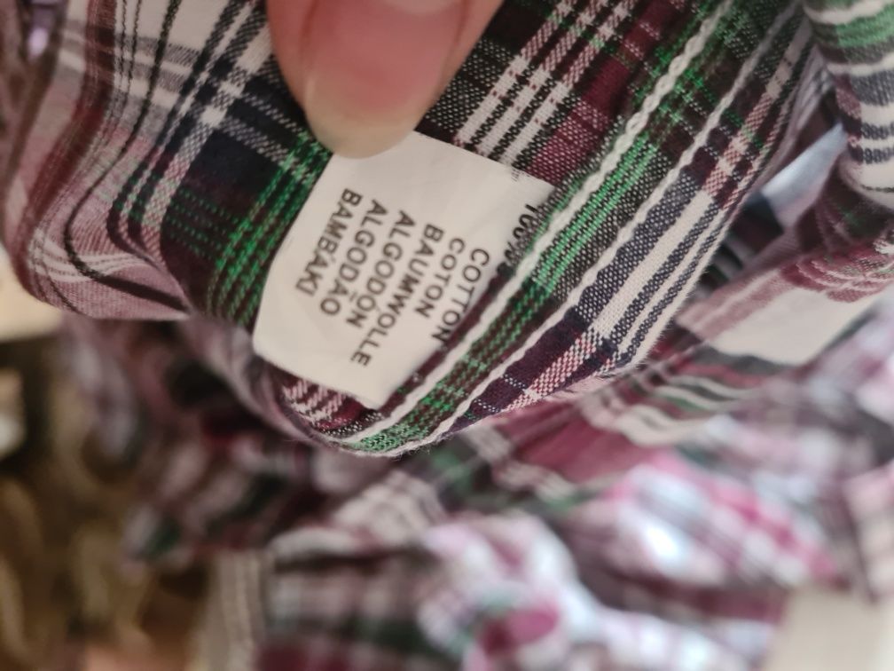 Koszula męska w kratę,