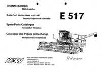 Katalog części kombajn FORTSCHRITT E517