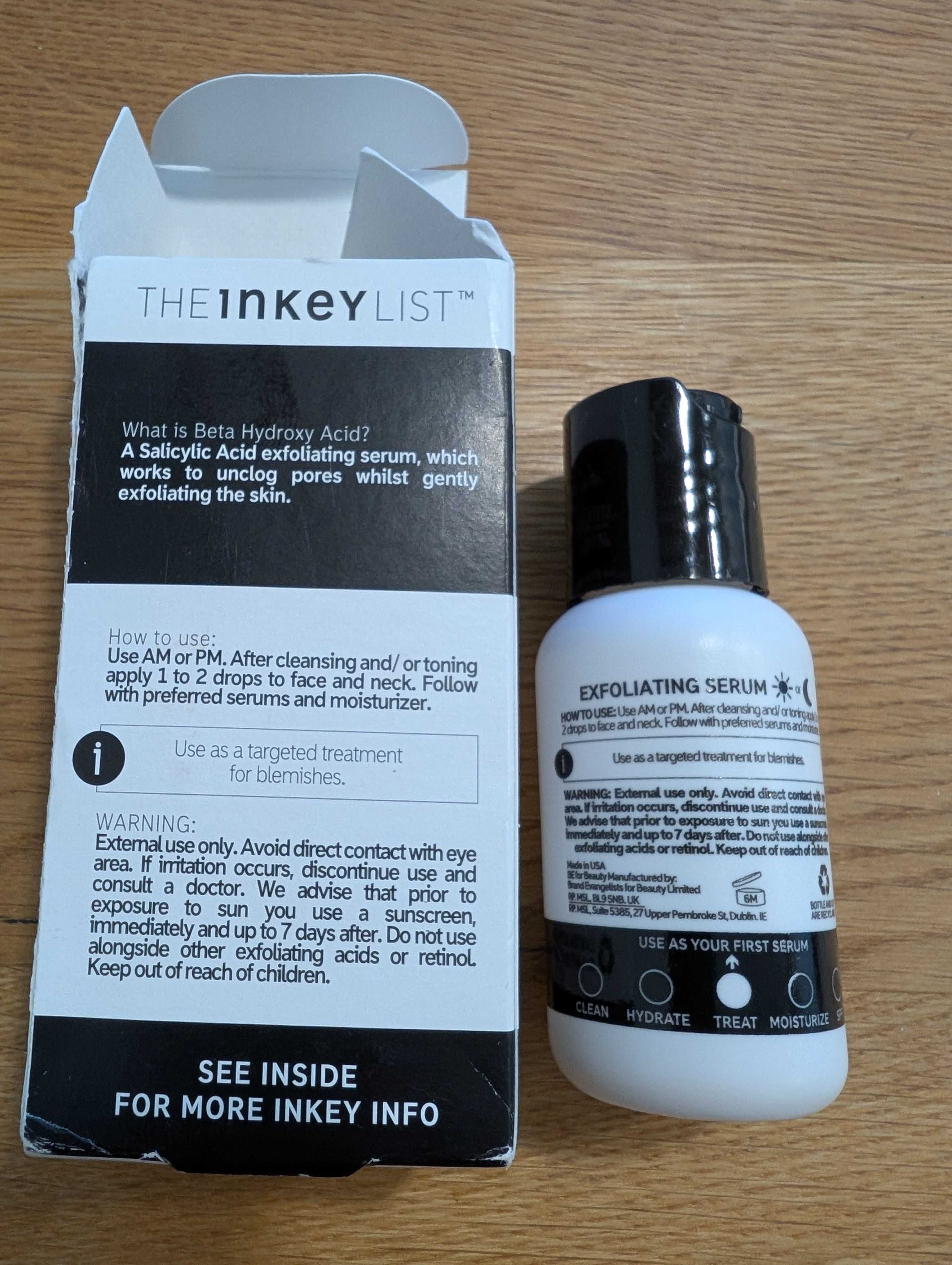 Peeling kwasowy - THE INKEY Beta Hydroxy Acid, 30ml