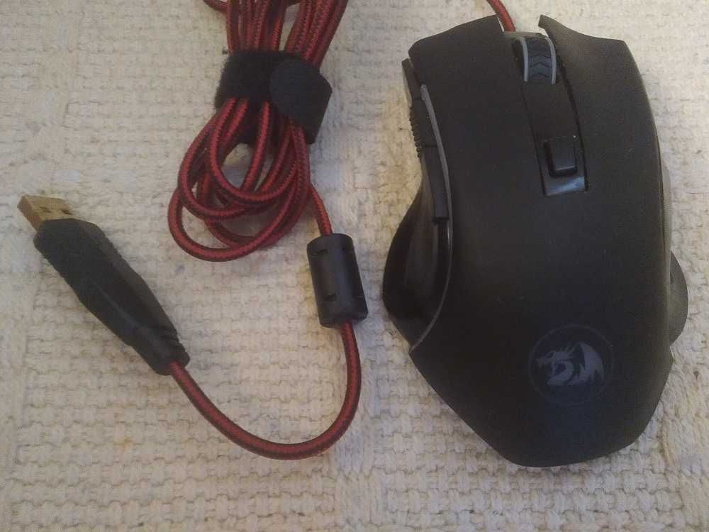 Стан нової, ігрова миша Redragon Nothosaur USB Black (RED-M606)