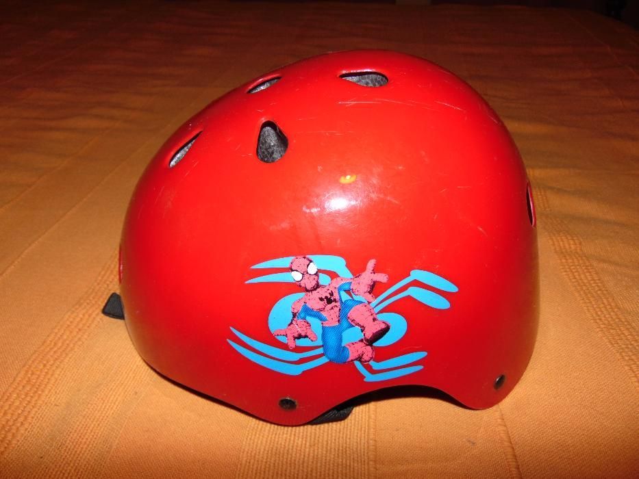 Capacete Junior Ciclismo/Skate Spyder Man