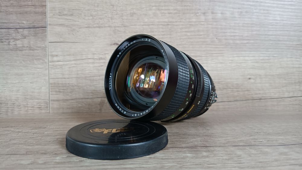 Vivitar 35-105mm f3.5 Zoom обʼєктив, байонет Nikon F  Ai