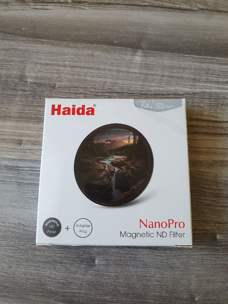 Filtr magnetyczny z adapterem 52 mm Haida ND 1.8