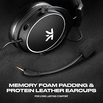 Słuchawki gamingowe fnatic react wokółuszne z mikrofonem