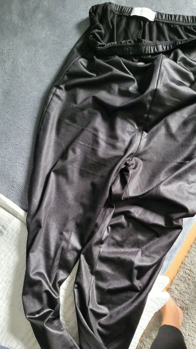 Spodnie ciążowe legginsy cienkie rozm S