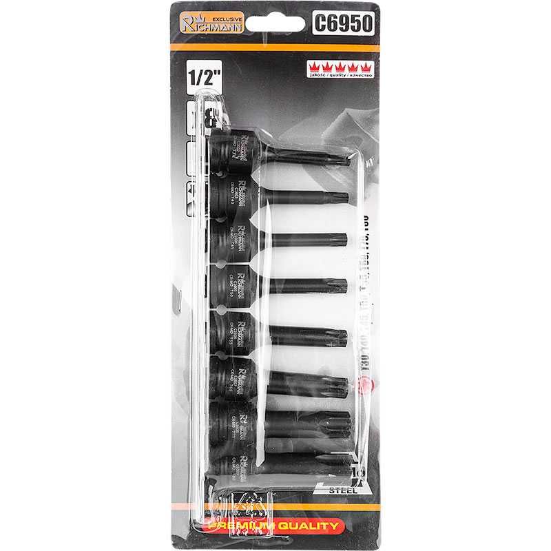 listwa udarowa trox T30-T80 78mm 1/2, 8 elementów