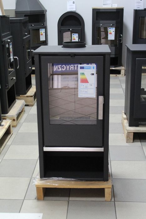 Piecyk piec kominek na drewno - Capri 7,6kW RATY 0% SZAMOT EKOPROJEKT