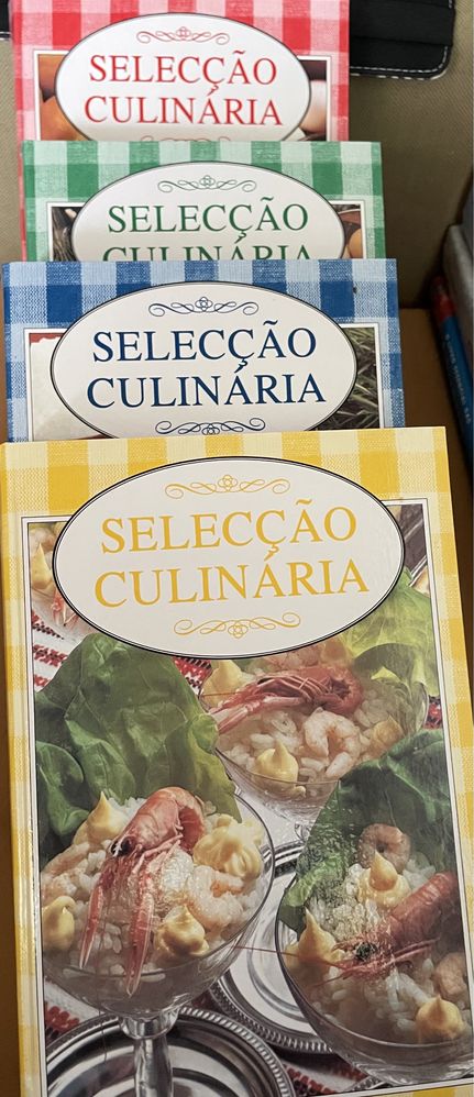 Livros receitas culinárias